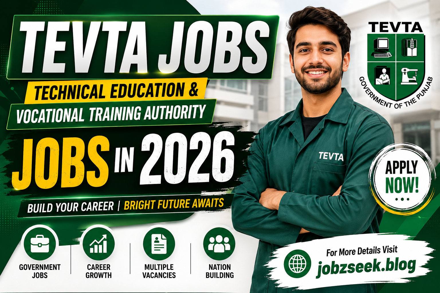 Technical Education & Vocational Training Authority TEVTA Jobs in 2026
