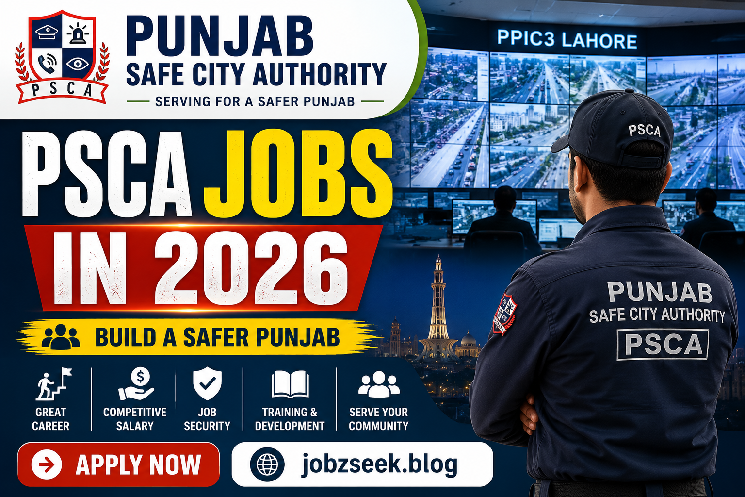 Punjab Safe City Authority PSCA Jobs in 2026
