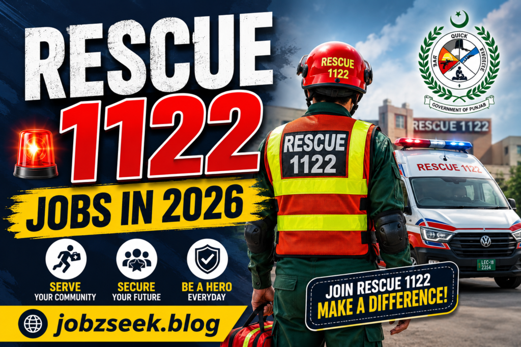 Rescue 1122 Jobs in 2026
