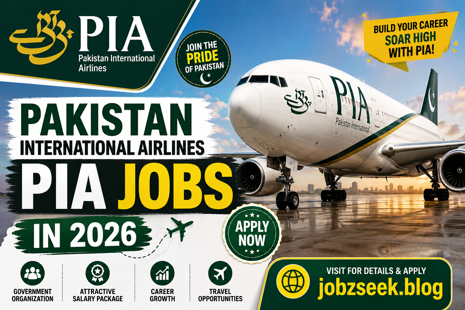 Pakistan International Airlines PIA Jobs in 2026