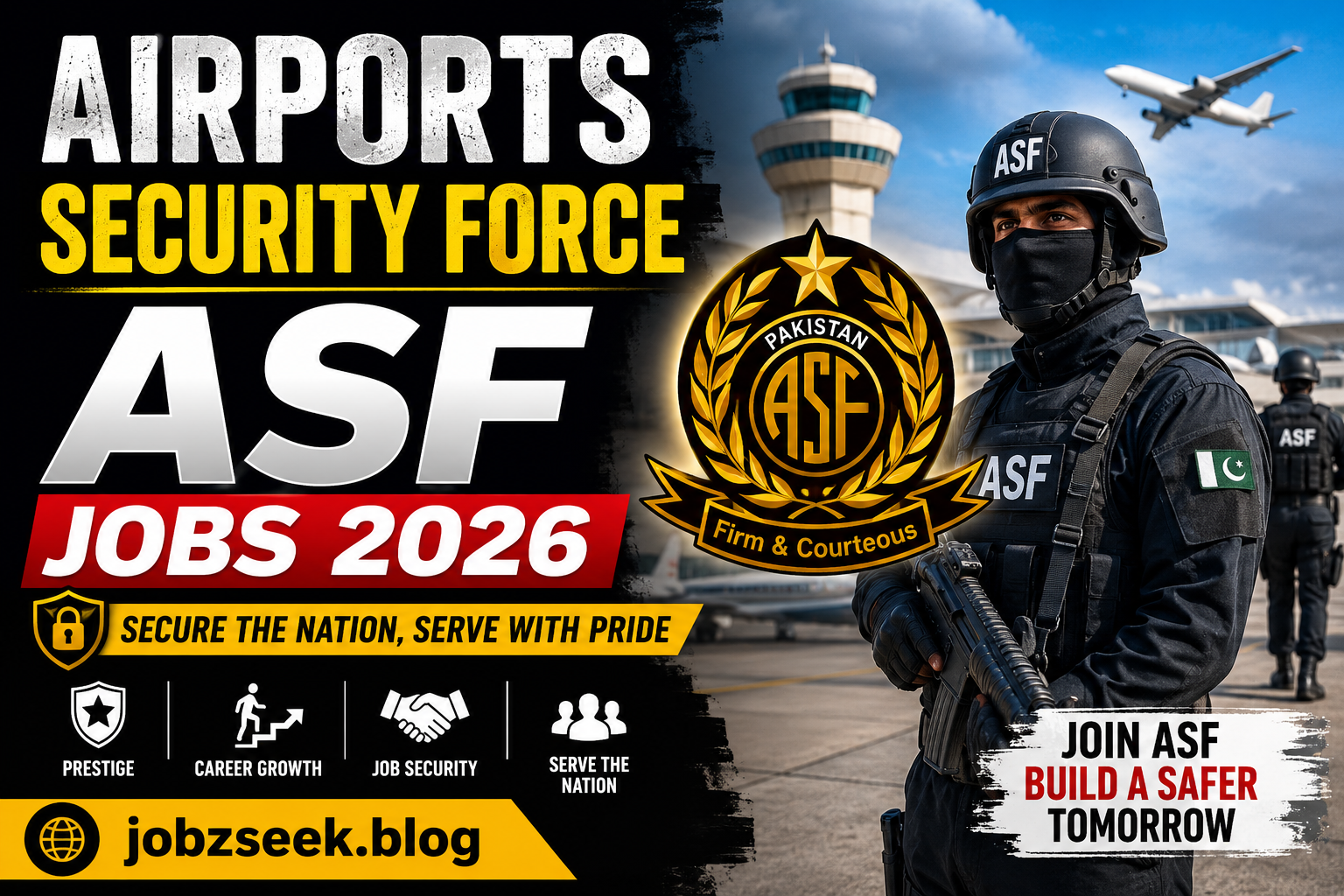 Airports Security Force ASF Jobs in 2026
