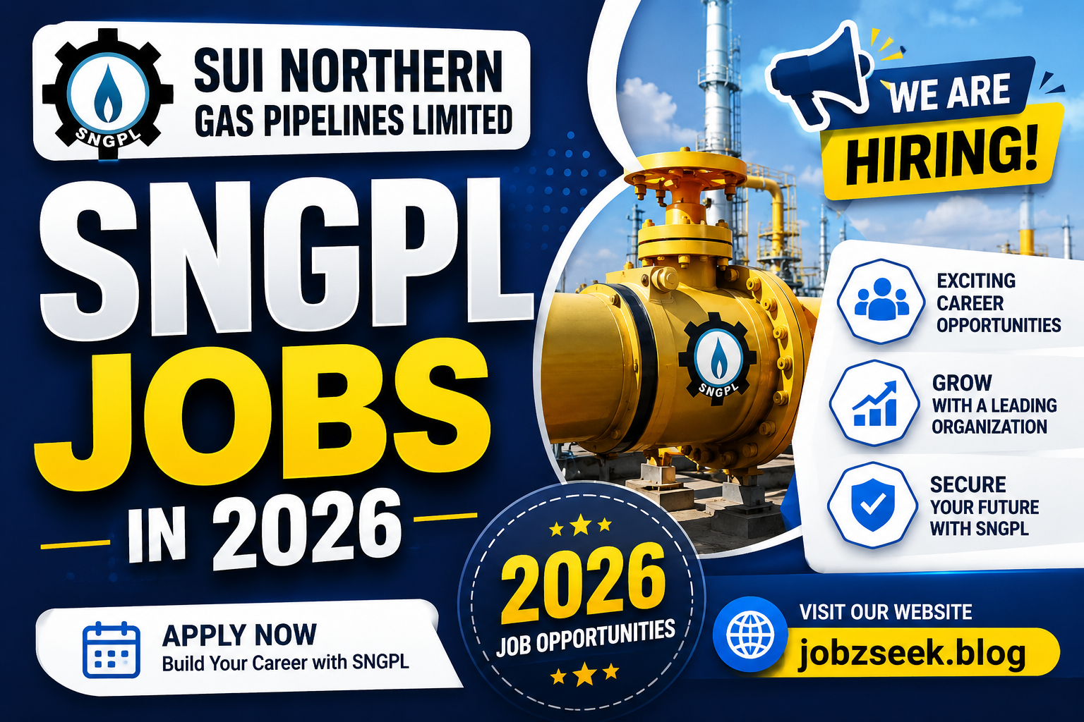 Sui Northern Gas Pipelines Limited SNGPL Jobs in 2026